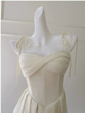 Cifeeo-back to school outfits Simple A line Spaghetti Straps Satin Short Homecoming Dresses Birthday Outfit C2258