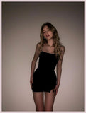 Cifeeo-back to school outfits Sexy Sheath Black Homecoming Dresses Short Hoco Dress For Teens C2489