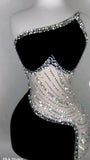 Cifeeo-back to school outfits 18th Birthday Outfits Sheath Homecoming Dress One Shoulder Black Short Mini Party Dress C2573