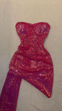 Cifeeo-back to school outfits Sexy Sheath Strapless 18th Birthday Dress Sequin Homecoming Dresses Short Mini Party Dress C2648
