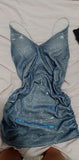 Cifeeo-back to school outfits 16th Birthday Sheath Blue Sequin Short Homecoming Dresses Mini Party Dress C2761