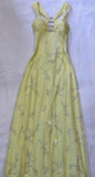 Cifeeo-Thanksgiving Cyber Monday Christmas Gorgeous A line Straps Yellow Tulle Long Prom Dresses Evening Dress C3038