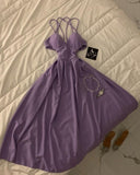 Cifeeo-back to school outfits 16th Birthday A Line Spaghetti Straps Lilac Homecoming Dresses Party Dress C3129