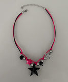 CIFEEO- Chic Colorblock Stainless Steel Alloy Star Pendant Necklace ZZ051