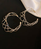 CIFEEO- Classy Gold Copper Multilayer C Shapes Hoop Earrings ZZ022