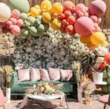 141pc Matte Lemon Coral Balloon Garland Dusty Green Pink Cream Peach Baby Shower Balloons Arch Birthday Party Wedding Decoration