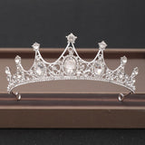 Cifeeo Wedding Crown Hair Jewelry Bridal Headpiece Woman Baroque Rhinestones Crystal Tiaras Bride Party Crowns Wedding Hair Accessories