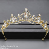Cifeeo Christmas Gift Silver Color Crown and Tiara Hair Accessories For Women Wedding Accessories Crown For Bridal Crystal Rhinestone Tiara Diadema