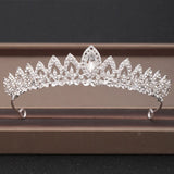 Cifeeo Wedding Crown Hair Jewelry Bridal Headpiece Woman Baroque Rhinestones Crystal Tiaras Bride Party Crowns Wedding Hair Accessories