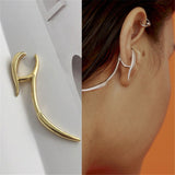 Cifeeo 2024 Simple Ear-Hole-Free Leaves Ear Bone Clip Women and Men Party Jewelry Gift