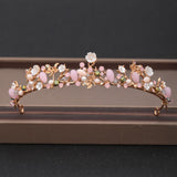 Cifeeo Wedding Crown Hair Jewelry Bridal Headpiece Woman Baroque Rhinestones Crystal Tiaras Bride Party Crowns Wedding Hair Accessories