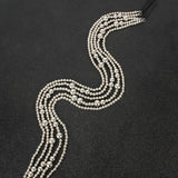 Cifeeo 2023 Silver-Plated Beads Hair Chain Tassel Hair Accessories Black Word Clip Braided Hair Clip Popular Fashion Hair Accessories