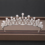 Cifeeo Wedding Crown Hair Jewelry Bridal Headpiece Woman Baroque Rhinestones Crystal Tiaras Bride Party Crowns Wedding Hair Accessories