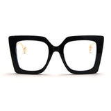 Cifeeo Vintage Glasses Women Men Square Clear Glasses Optical Eyeglasses Frame Transparent Lens Spectacle Frame NOT Anti Blue Light