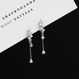 Cifeeo Christmas Gift Water Drop Shape Female Zircon Rhinestone Elegant Fashion Earrings For Women Серьги eh1460