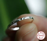 Cifeeo Japan and Korean Design Ins 925 sterling silver chic Rings for Women Simple Vintage Finger Rings Student Jewelry Gift for friend