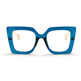 Cifeeo Vintage Glasses Women Men Square Clear Glasses Optical Eyeglasses Frame Transparent Lens Spectacle Frame NOT Anti Blue Light