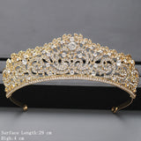 Cifeeo Christmas Gift Silver Color Crown and Tiara Hair Accessories For Women Wedding Accessories Crown For Bridal Crystal Rhinestone Tiara Diadema
