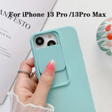 CIFEEO- Camera Lens Protection Solid Phone Case For iPhone 13 14 11 12 Pro Max Mini X XR XS Max 7 8 14 Plus Candy Color Soft TPU Cover