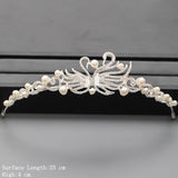 Cifeeo Christmas Gift Silver Color Crown and Tiara Hair Accessories For Women Wedding Accessories Crown For Bridal Crystal Rhinestone Tiara Diadema