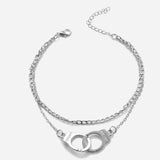 Cifeeo 2023 New Fashion Boho Style Star Anklet Multilayer Foot Chain Fashion Handcuffs Ankle Bracelet For Women Beach Accessorie