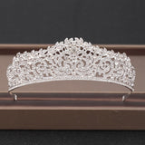 Cifeeo Wedding Crown Hair Jewelry Bridal Headpiece Woman Baroque Rhinestones Crystal Tiaras Bride Party Crowns Wedding Hair Accessories