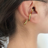 Cifeeo 2024 Simple Ear-Hole-Free Leaves Ear Bone Clip Women and Men Party Jewelry Gift
