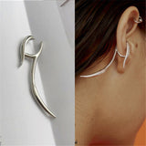 Cifeeo 2024 Simple Ear-Hole-Free Leaves Ear Bone Clip Women and Men Party Jewelry Gift