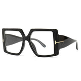 Cifeeo Classic Oversized Square Sunglasses Women New Fashion Black Leopard Sun Glasses Female Gradient Vintage Big Shades UV400