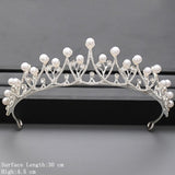 Cifeeo Christmas Gift Silver Color Crown and Tiara Hair Accessories For Women Wedding Accessories Crown For Bridal Crystal Rhinestone Tiara Diadema