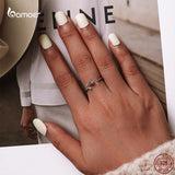 Cifeeo Authentic Alloy Plant Series Flower Butterfly Rings Adjustable Size for Women Luxury Wedding Jewelry GAR021 A06