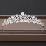 Cifeeo Wedding Crown Hair Jewelry Bridal Headpiece Woman Baroque Rhinestones Crystal Tiaras Bride Party Crowns Wedding Hair Accessories