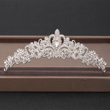 Cifeeo Wedding Crown Hair Jewelry Bridal Headpiece Woman Baroque Rhinestones Crystal Tiaras Bride Party Crowns Wedding Hair Accessories