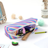 Cifeeo-Back To School Gifts Kawaii Pencil Case Stationery Trousse Scolaire For Girls Rainbow Pencil Bags School Supplies Glitter Pen Case School Pencil Case