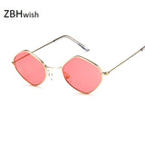 Cifeeo  2022Fashion Hot Sale Sunglasses Women Retro Styles Ladies Glasses Mirror Sun Glasses Rose Gold Women Sunglasses Uv400