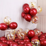 Cifeeo-15Pcs Red Balloons for Wedding Decor Happy Birthday Party Decoration Globos Latex Black Balloon Baby Shower