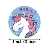 CIFEEO-Cute Cartoon Animal Unicorn Sticker kids Reward Sticker Gift Decoration Label Teacher Encouragement Student Stationery Stickers