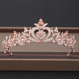 Cifeeo Wedding Crown Hair Jewelry Bridal Headpiece Woman Baroque Rhinestones Crystal Tiaras Bride Party Crowns Wedding Hair Accessories