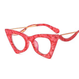 Cifeeo Fashion Cat Eye Womans Optical Glasses Prescription Lens Small Frames Women Transparent Glasses  Eyeglasses Frames