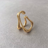 Cifeeo 2024 Simple Ear-Hole-Free Leaves Ear Bone Clip Women and Men Party Jewelry Gift