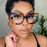 Cifeeo Vintage Glasses Women Men Square Clear Glasses Optical Eyeglasses Frame Transparent Lens Spectacle Frame NOT Anti Blue Light