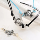 Cifeeo-Christmas Gift New Year's Eve Gift Vintage Turtle Anklets For women Summer Beach Barefoot Crochet Sandals Ankle Bracelets on Foot Wax rope Chain Jewelry