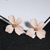 Cifeeo-Christmas Gift New Year's Eve Gift Korean Cute Small flower Stud Earrings For women fresh and sweet Statement Earring Girl 2019 Fashion Jewelry