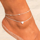 Cifeeo-Christmas Gift New Year's Eve Gift Vintage Turtle Anklets For women Summer Beach Barefoot Crochet Sandals Ankle Bracelets on Foot Wax rope Chain Jewelry