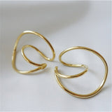 Cifeeo 2024 Simple Ear-Hole-Free Leaves Ear Bone Clip Women and Men Party Jewelry Gift