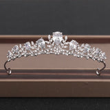 Cifeeo Wedding Crown Hair Jewelry Bridal Headpiece Woman Baroque Rhinestones Crystal Tiaras Bride Party Crowns Wedding Hair Accessories
