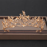 Cifeeo Wedding Crown Hair Jewelry Bridal Headpiece Woman Baroque Rhinestones Crystal Tiaras Bride Party Crowns Wedding Hair Accessories