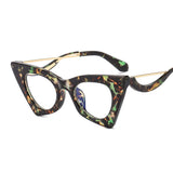 Cifeeo Fashion Cat Eye Womans Optical Glasses Prescription Lens Small Frames Women Transparent Glasses  Eyeglasses Frames