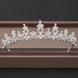 Cifeeo Wedding Crown Hair Jewelry Bridal Headpiece Woman Baroque Rhinestones Crystal Tiaras Bride Party Crowns Wedding Hair Accessories