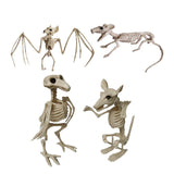 Cifeeo Bat Mouse Crow Skeleton Bones Halloween Animal Horror Frightening Ornaments Hallowmas Creepy Decoration Props Party